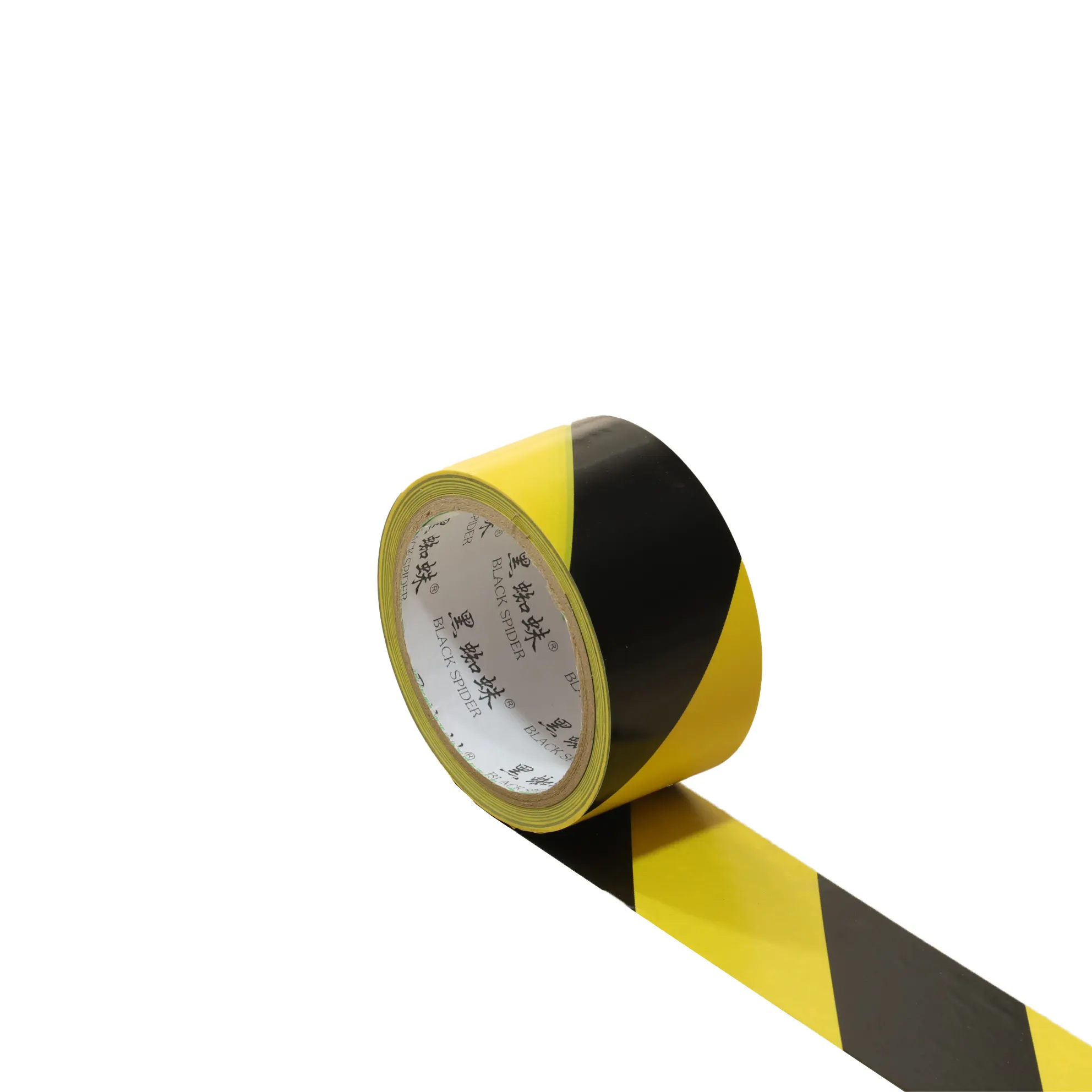 Black spider Pvc /PE tape Safety Floor Marking Yellow Reflective Caution Pe Warning Tape