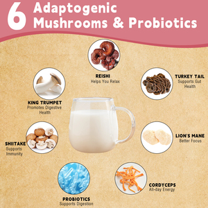 Polvo Probiótico de Champiñones de Alta Calidad con Varios Minerales, Apoya la Salud Digestiva, Polvo Vegano para Reforzar la Inmunidad - Product Image 2