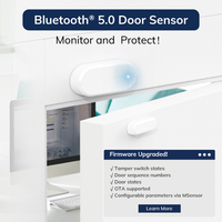 Sensor De Puertas Ventana Puerta Sensor De Movimiento Lora Lorawan Ventana Puerta Alarma Bluetooth 5,0 Sensor De Puerta Inteligente Inalámbrico