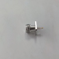 Connecteur coaxial RF femelle de type N à bride de 17,5 mm², étanche, avec isolateur de 8 mm et broche de 3 mm