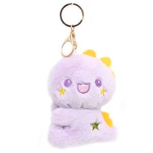 Dessin animé promotionnel Mini Kawaii dinosaure peluche peluche porte-clés jouets mignon peluche porte-clés sac breloque accessoires - Product Image 6