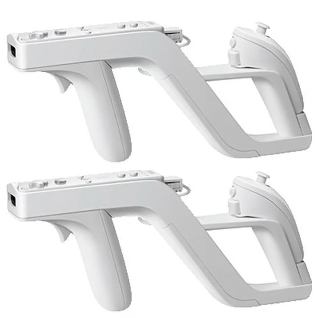 Shooting Gun Light Gun for Nintendo Wii Wii U Zapper Gun Wireless Remote Nunchuck Controller Game