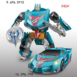 Jouets de construction éducatifs STEM pour enfants Voitures et robots qui transforment et déforment les véhicules et les camions d'assemblage en plastique - Product Image 5