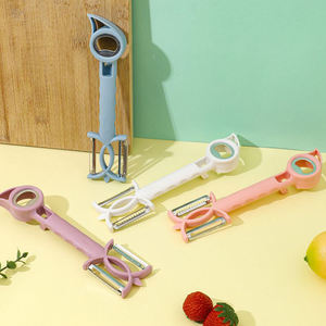 Vente en gros Nouveauté 2023 Ustensiles de cuisine multifonctionnels 7-en-1 Râpe à légumes et fruits Décapsuleur Lame en PP Matériau PC - Product Image 5