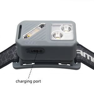 Lampe frontale đôi faisceau có thể sạc lại gói BATTERIE affichage de puissance lampe de travail magnetique lampe industrielle - Product Image 4