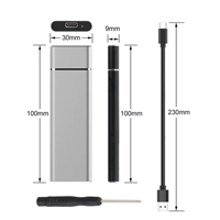 قرص صلب خارجي محمول Kdata USB 3.1 عالي السرعة 1000 ميجابايت/ثانية 10 جيجابت/ثانية، محرك أقراص صلبة NVMe، سعة 2 تيرابايت، 256 جيجابايت، 512 جيجابايت، 1 تيرابايت