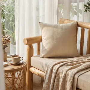 Housses de coussin vierges pour sublimation - Housses de coussin personnalisées en coton et lin DIY 40x40cm pour la décoration intérieure - Product Image 6