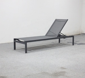 Mobilier d'extérieur de haute qualité cadre en aluminium inclinable bord de la piscine transat chaise longue - Product Image 1