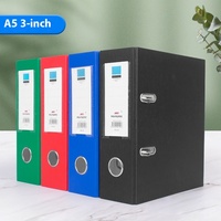 Carpeta de trabajo rápido de tres pulgadas A5 personalizada, suministros de oficina de papel para archivar productos