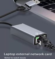 Adaptador Ethernet USB C/USB A de Alta Calidad a 100 Mbps, Adaptador LAN RJ45, Tarjeta de Red