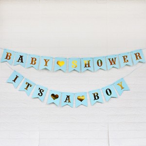 <span class=keywords><strong>Kit</strong></span> per Festa di Compleanno Neonato 'It's a Boy' Blu a Prezzo di Fabbrica Nicro, Accessori per Foto Baby Shower, Decorazioni per Rivelazione del Sesso - Product Image 5