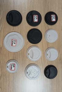 Các nhà sản xuất giá cấp thực phẩm dùng một lần vật nuôi trong suốt 98mm phẳng Dome <span class=keywords><strong>sipper</strong></span> nắp nóng bán chai đóng cửa - Product Image 4