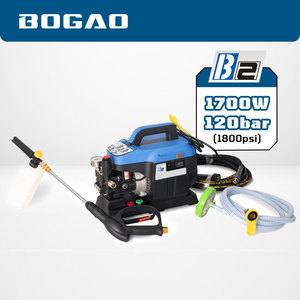 BOGAO Idropulitrice ad Alta Pressione 120 Bar, Piccola Macchina per Lavaggio Auto a Getto d'Acqua - Product Image 1