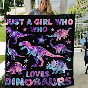 Manta <span class=keywords><strong>de</strong></span> Forro Polar con Estampado Digital <span class=keywords><strong>de</strong></span> Dinosaurios - Diseño <span class=keywords><strong>de</strong></span> Dibujos Animados Personalizado en Franela/Sherpa, Tamaño Personalizado para Regalo <span class=keywords><strong>de</strong></span> Habitación Infantil - Product Image 3