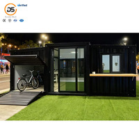 Offre Spéciale : Maison Mobile Modulaire Préfabriquée en Acier à Double Aile Extensible, Bâtiment de Bureau Contemporain Pliable