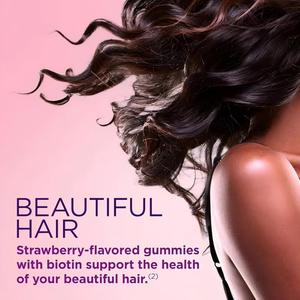 Gomitas de Biotina con Sabor a Fresa, la Mejor Solución OEM/ODM, Vitaminas para Cabello, Piel y Uñas para Adultos - Product Image 3