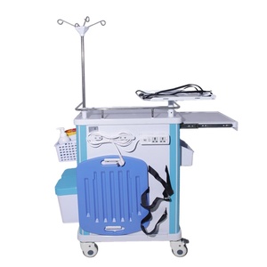 BT-EY005 <span class=keywords><strong>Pas</strong></span> <span class=keywords><strong>Cher</strong></span> Hôpital ABS en <span class=keywords><strong>plastique</strong></span> médical de réanimation d'urgence accident panier médecine chariot avec 5 tiroirs prix - Product Image 2