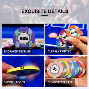 YH Vente en gros à collectionner 10g Gravure personnalisée <span class=keywords><strong>Jetons</strong></span> de poker courbes en céramique <span class=keywords><strong>Jetons</strong></span> de casino <span class=keywords><strong>Jetons</strong></span> de baccara <span class=keywords><strong>Jetons</strong></span> de <span class=keywords><strong>blackjack</strong></span> - Product Image 6