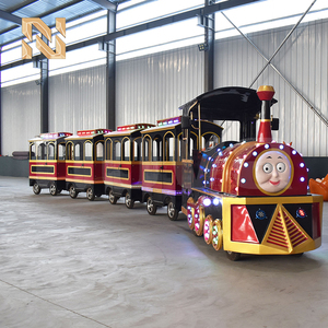 Treno Passeggeri Elettrico Senza Binari Nova Rides <span class=keywords><strong>Thomas</strong></span> Train per Strade Pedonali - Set Treno <span class=keywords><strong>Thomas</strong></span> Senza Binari - Product Image 4
