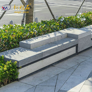 Nuevos Materiales de Construcción de Piedra, Banco de Jardín de Cemento Prefabricado, Terrazo, Resistente al Agua y a las Manchas, Asientos para Parque - Product Image 3