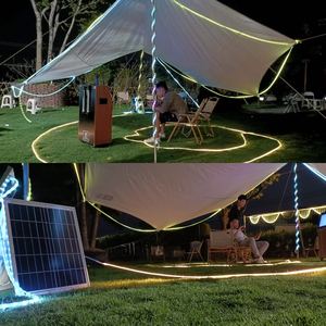 Tira de luz Solar de neón para exteriores, 60Led/m de alta calidad, decorativa para Parque de vacaciones, IP67, resistente al agua - Product Image 5