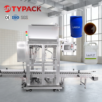 Machine de remplissage de pesage de seau automatique à 2 têtes de 5 gallons TAIYANG pour les matières premières chimiques époxy Labsa ou Lauril