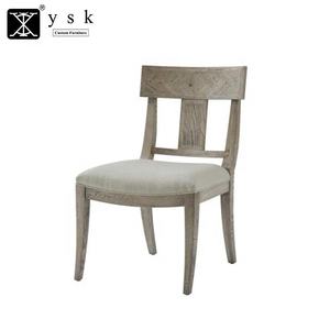 Chaise de salle à manger pour hôtel, dossier en rotin, structure en bois de frêne massif et coussin en tissu, YSK-1201 - Product Image 5