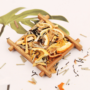 Le citron d'écorce d'<span class=keywords><strong>orange</strong></span> mélange le thé noir mélangé et la citronnelle séchée pour la boisson d'été - Product Image 6