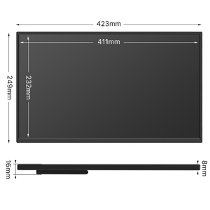 Màn hình di động IPS chất lượng cao 18.5 inch, màn hình rộng, tốc độ làm tươi cao 100Hz, nhẹ, màn hình phụ - Product Image 6