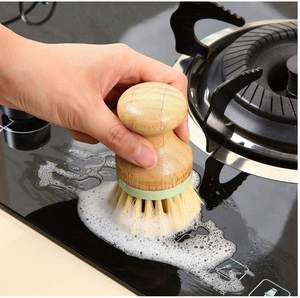 Cepillo de limpieza de cocina pequeño, promocional, de alta calidad, multifuncional, ecológico, mango de madera, cepillo de limpieza - Product Image 5