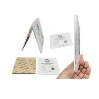 Carte de visite en acrylique NFC à vente chaude pour hôtel et paiement, puce NTAG213/215, logo et couleur personnalisés, protocole ISO/IEC 14443A