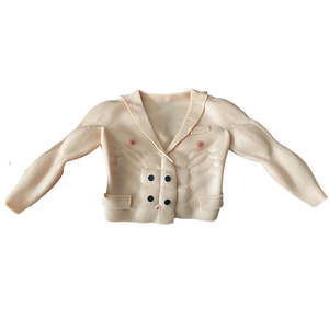 Accesorios de Cosplay populares, <span class=keywords><strong>trajes</strong></span> musculares de silicona, vientre falso, paquete de seis músculos de simulación de estómago masculino con brazo para <span class=keywords><strong>hombre</strong></span>, abrigo Macho - Product Image 5