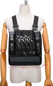 Bolsa de Herramientas Multifuncional de Cuero PVC para Peluquería Profesional, con Correas, para Peinadores, Almacenamiento para Peines y Herramientas Eléctricas - Product Image 3