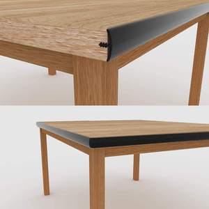 Nẹp cạnh bàn hình chữ T, rộng 20mm, chất liệu <span class=keywords><strong>PE</strong></span>, dùng trang trí nội thất - Product Image 4