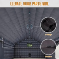 Tente Disco Cube Gonflable Commerciale Imperméable pour Boîte de Nuit avec Installation Facile pour Événements Adultes
