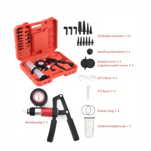 Kit de purge de <span class=keywords><strong>freins</strong></span> sous vide 21 pièces, outil de vidange d'huile automobile, purgeur de <span class=keywords><strong>freins</strong></span> sous vide manuel - Product Image 4
