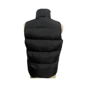 공장 OEM ODM 패션 겨울 소프트쉘 기모 지퍼 민소매 플레인 프리미엄 퀼팅 남성용 패딩 조끼 - Product Image 6