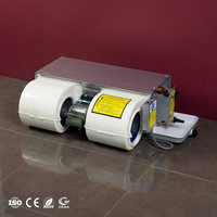 Unité de ventilation dissimulée pour chambre d'hôtel avec moteur DC à vitesse variable, ultra silencieuse, eau réfrigérée 2 tuyaux