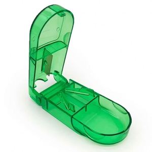 Universal Pill Slicer Large Small Medication Splitter <b>Tool</b> V Grip Pill Cutter <b>Box</b> Wholesale Supply Tablet Divider Case - Product Image 1