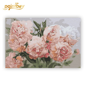 Trừu Tượng Hiện Đại Trang Trí Nội Thất Mới Nhất Vẽ Tay Vải Hoa Sơn Dầu Bằng Số In Tường Nghệ Thuật - Product Image 1