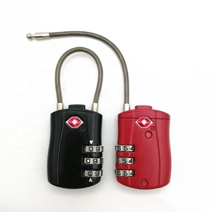 Combination Lock Wire Lock Zinc Alloy Travel Luggage Suitcase 3 Digit TSA Combination Wire Lock