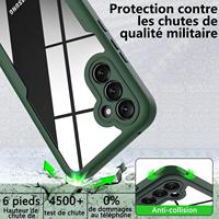 360 ° Protection intégrale du corps, protection d'écran transparente double face, coque de téléphone pour Samsung Galaxy A36 A56 A17 A16 A37 A57 A27 A07