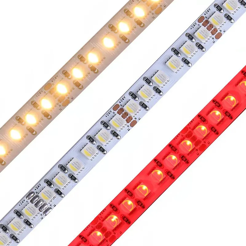 High Quality High CRI RA 90-95 VHB 3M 5050 24V RGBW RGBWW RGBNW RGB2700K 120 leds/m 60 leds/m smd led strip lights stripe tape