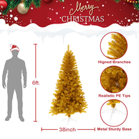7Ft Large 10 Meter 10Ft 8Ft Miniature 3M Arbre de Noël moderne pour les décorations de Noël