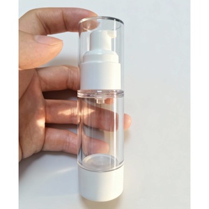 Emballage de soins de la peau en plastique rechargeable haut de gamme 120 ml 100 ml 50 ml 15 ml 5 ml Bouteille à pompe à crème sans air - Product Image 6