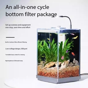 <span class=keywords><strong>Aquarium</strong></span> intelligent tout-en-un rectangulaire professionnel pour la maison, avec rotation à 360 degrés, petit <span class=keywords><strong>aquarium</strong></span> avec verre ultra-clair - Product Image 3