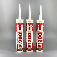 Factory Construct Glass Supar MSDS Liquid Tube Acetoxi Pegamento Negro Blanco GP Adhesivo Clear Aquarium Acetic Silicone Sealant
