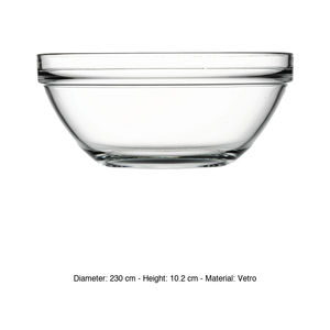 Bol à salade empilable en verre trempé Chef's Ø 23 cm - Product Image 3