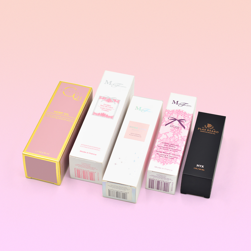 Custom Color Eco-Friendly Reusable Rigid Card Boxes Handle Recycled Materials Custom Logo Four-Color Printing for Packaging