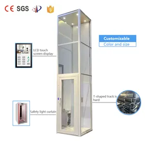 Mini Residential Lift Elevator Small Home Lift Elevator House Villa Lift Passenger Home Elevator